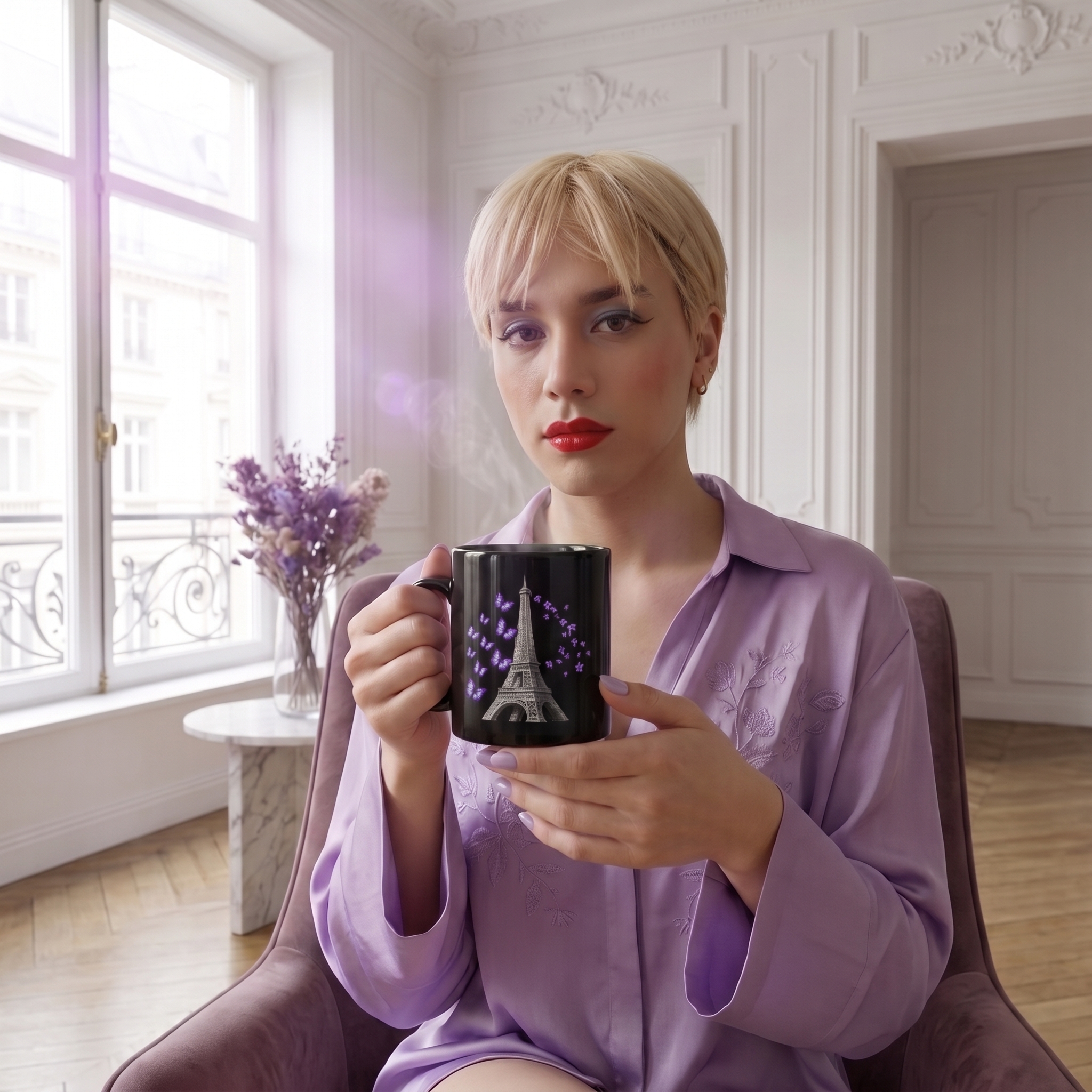 tsgabrielle® • Paris - La Tour Eiffel • Glossy Mug • Black • Ceramic • 2 Sizes - View 12
