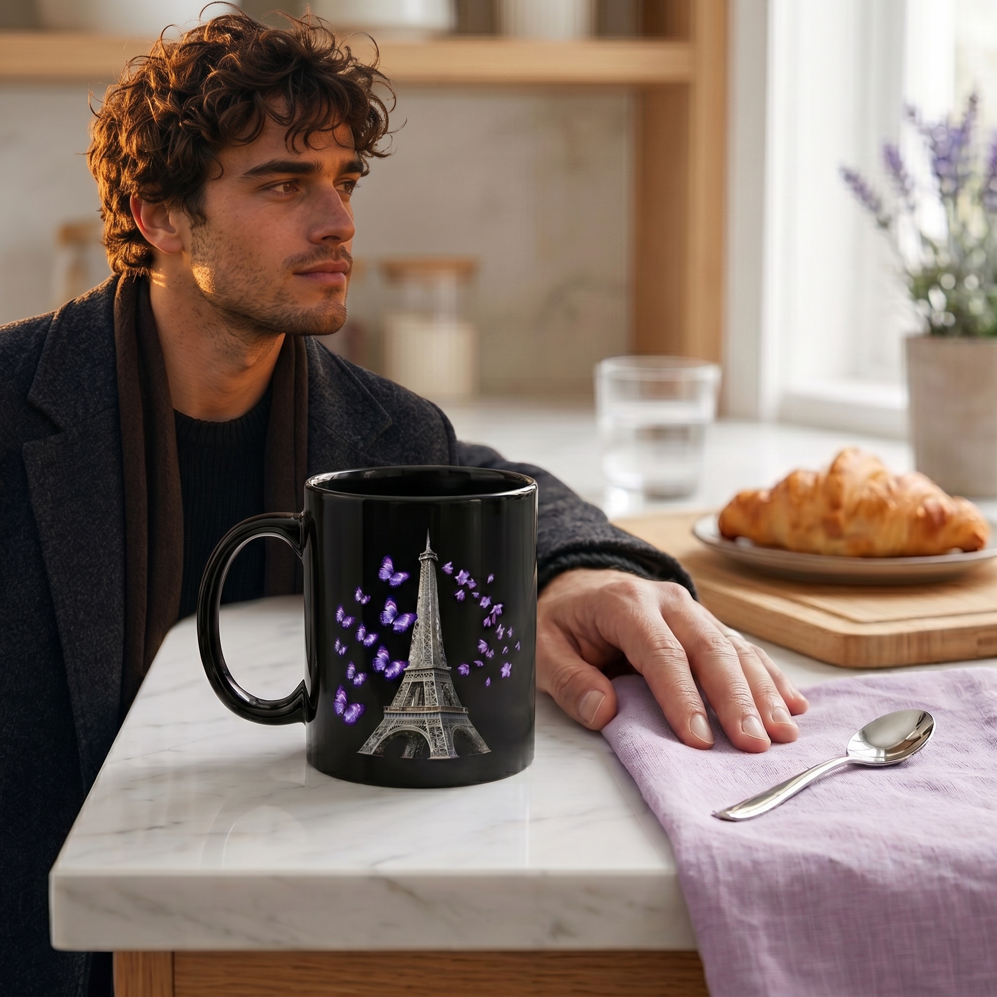 tsgabrielle® • Paris - La Tour Eiffel • Glossy Mug • Black • Ceramic • 2 Sizes - View 13