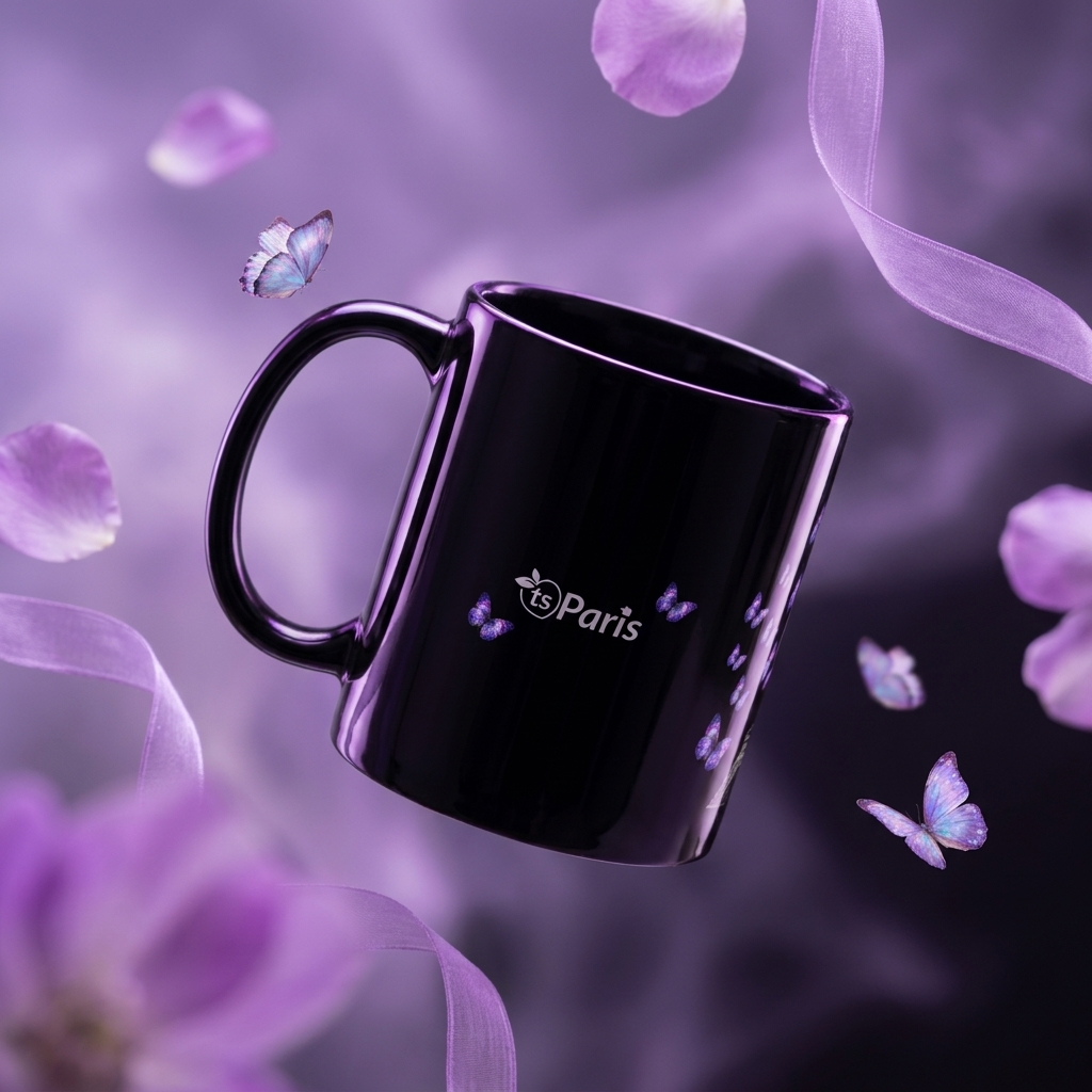 tsgabrielle® • Paris - La Tour Eiffel • Glossy Mug • Black • Ceramic • 2 Sizes - View 9