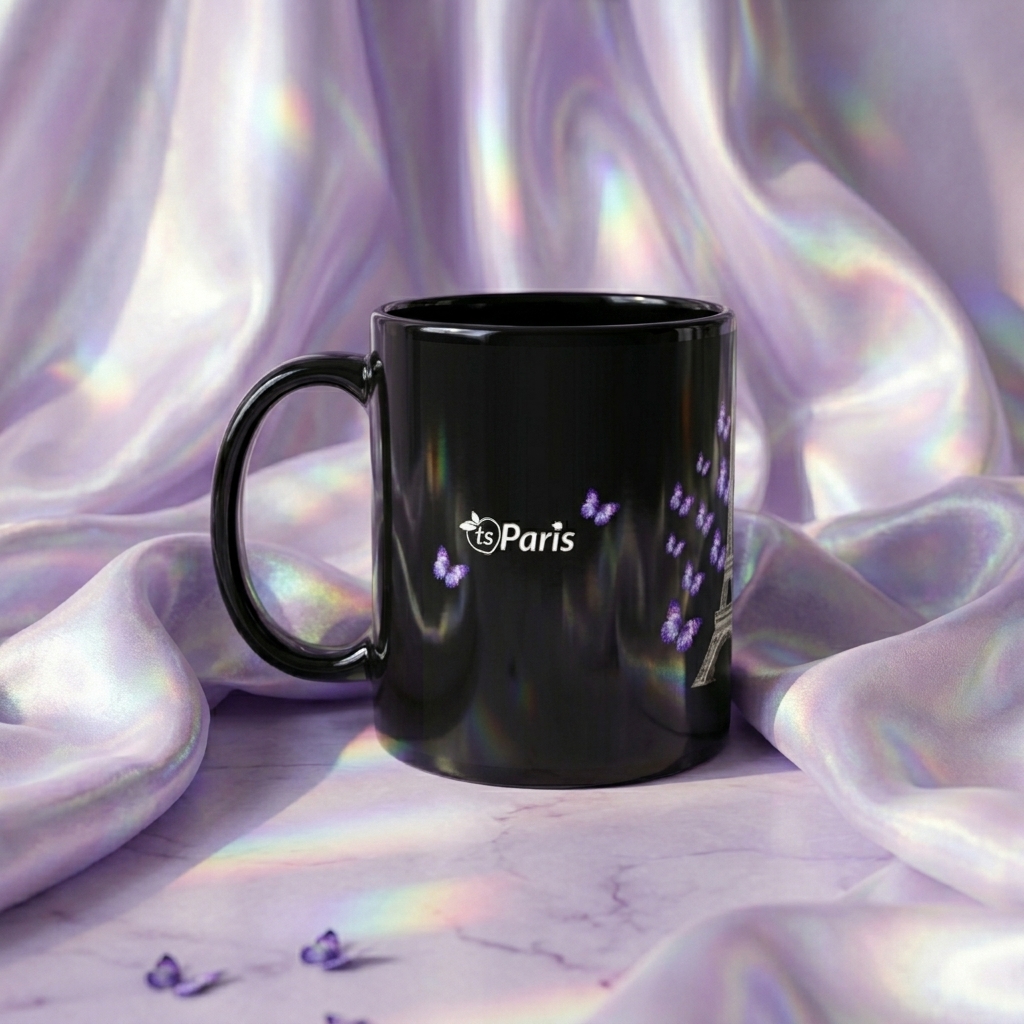 tsgabrielle® • Paris - La Tour Eiffel • Glossy Mug • Black • Ceramic • 2 Sizes - View 10
