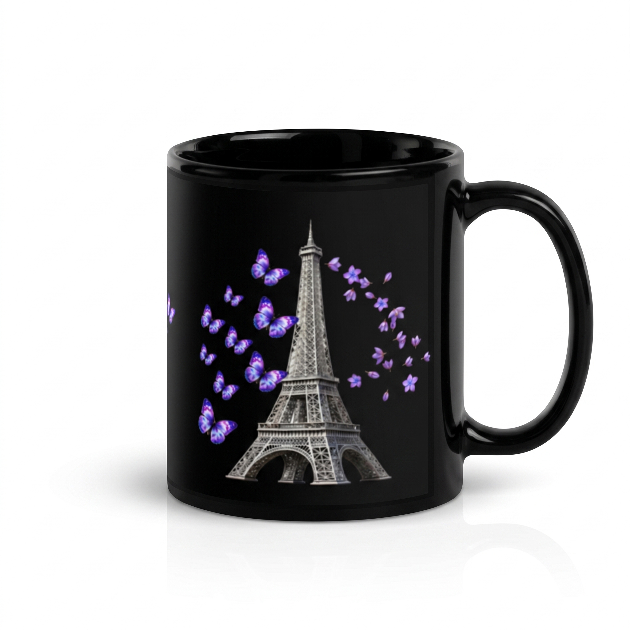 tsgabrielle® • Paris - La Tour Eiffel • Glossy Mug • Black • Ceramic • 2 Sizes - View 2