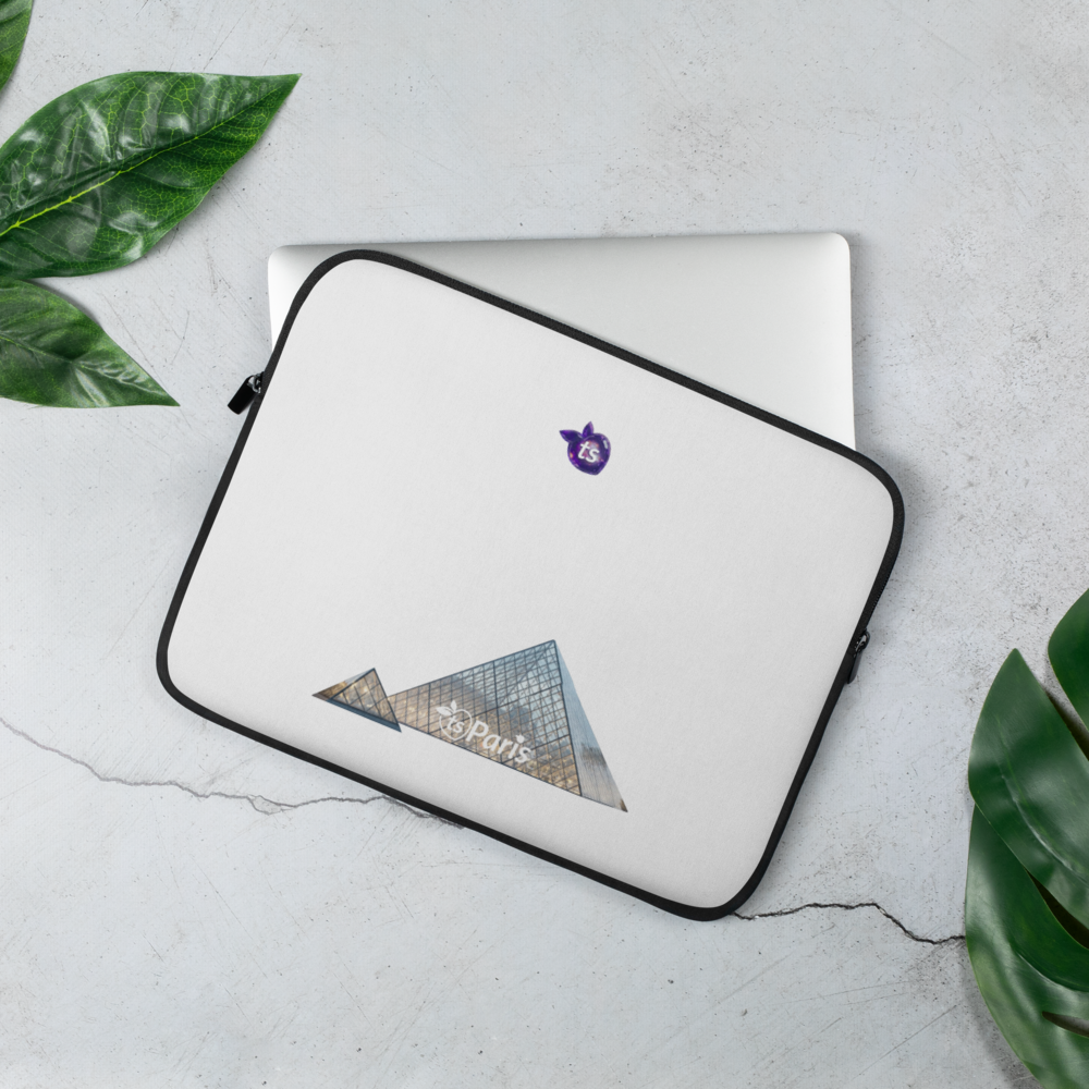 tsgabrielle® • Paris - The Louvre Pyramid • Laptop Sleeve • 2 Sizes - 13" and 15" - View 4