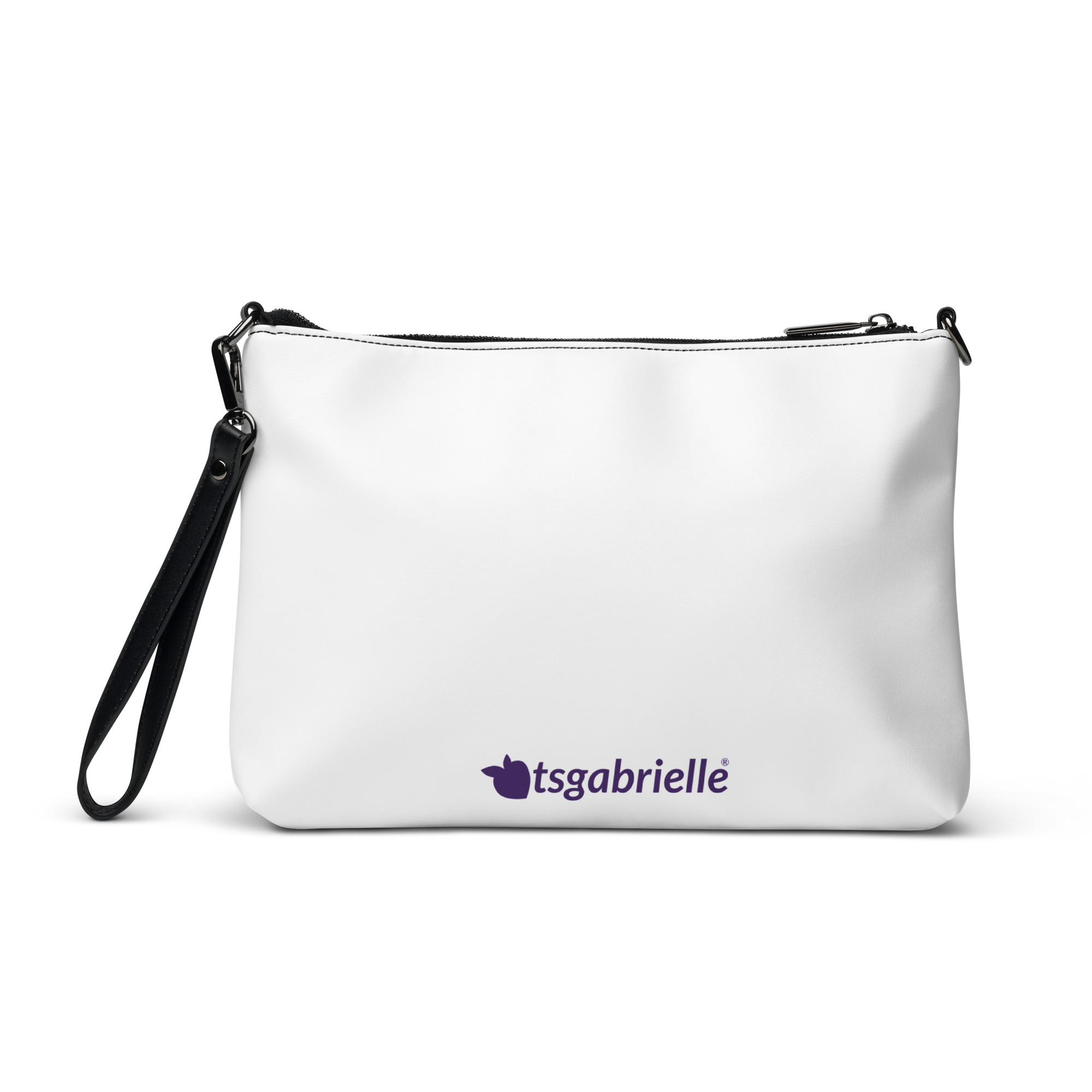 tsgabrielle® • Paris - Notre-Dame Cathedral • Crossbody Bag • White • 11″ × 8″ - View 2