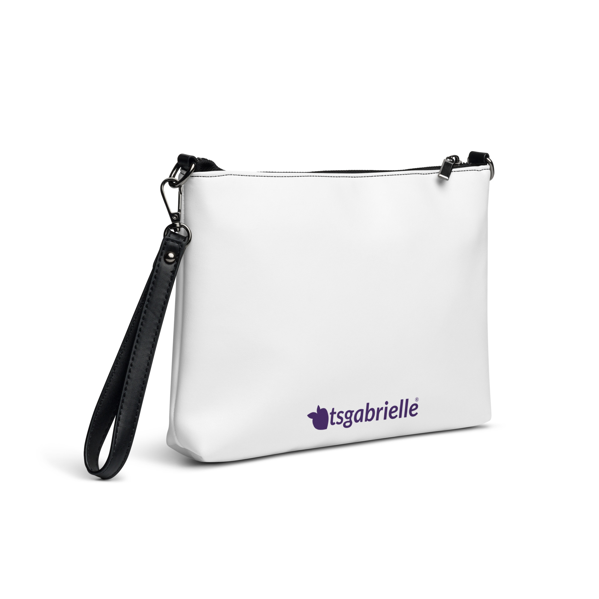 tsgabrielle® • Paris - Notre-Dame Cathedral • Crossbody Bag • White • 11″ × 8″ - View 4