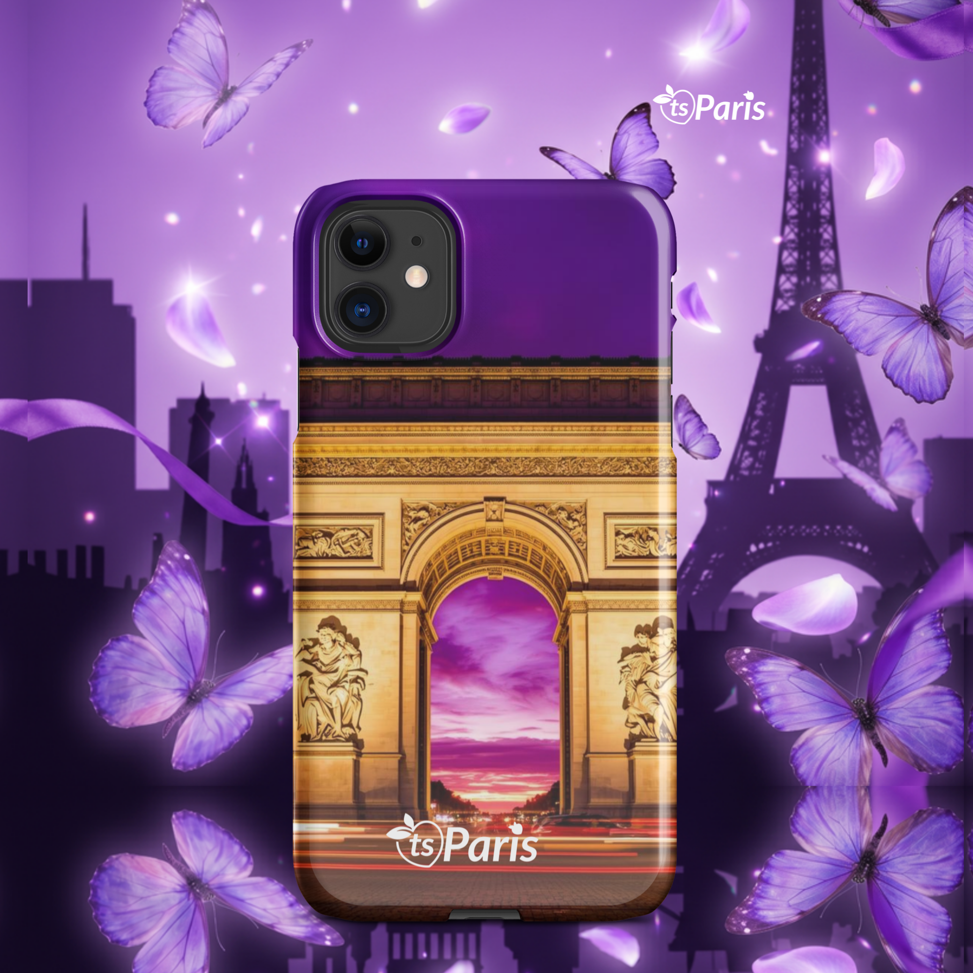 tsgabrielle® • Paris - Arc de Triomphe • Snap Case Compatible with iPhone® • Latest Models - View 3