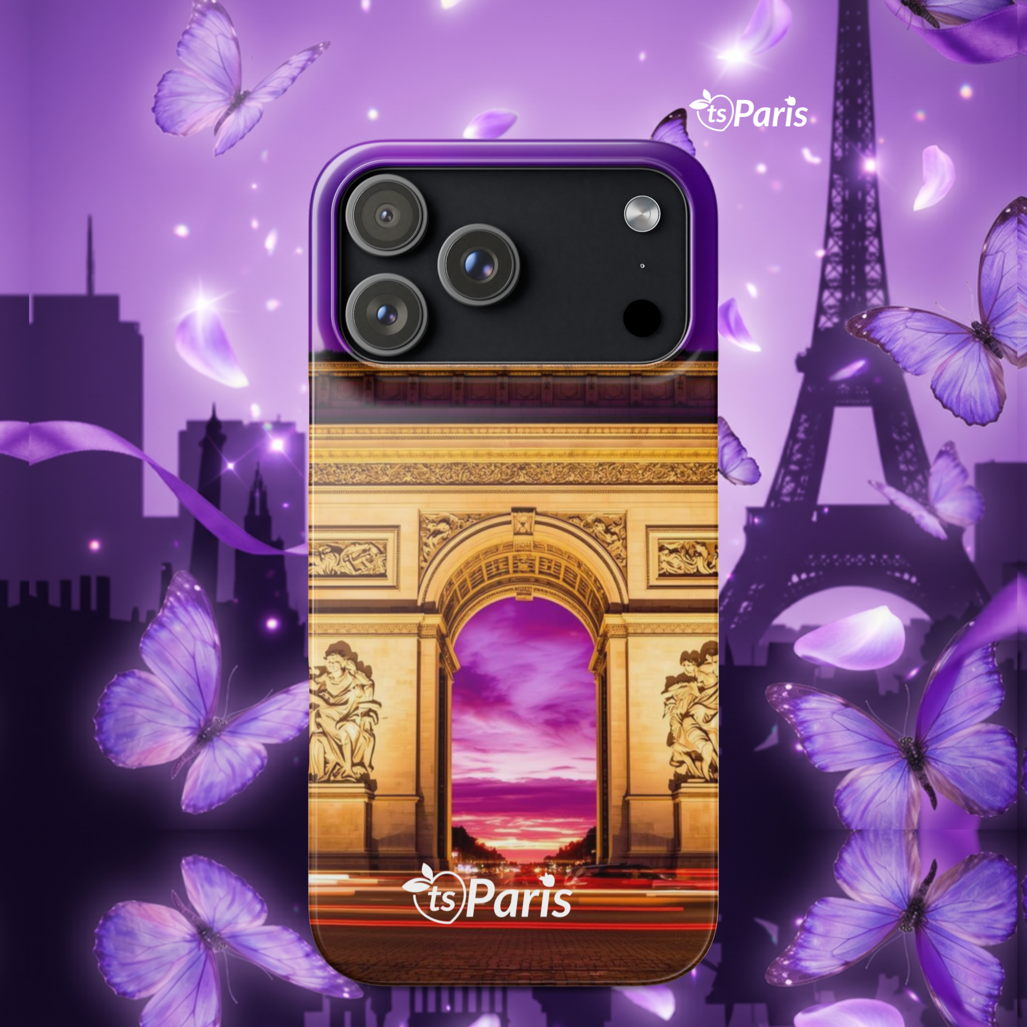 tsgabrielle® • Paris - Arc de Triomphe • Snap Case Compatible with iPhone® • Latest Models
