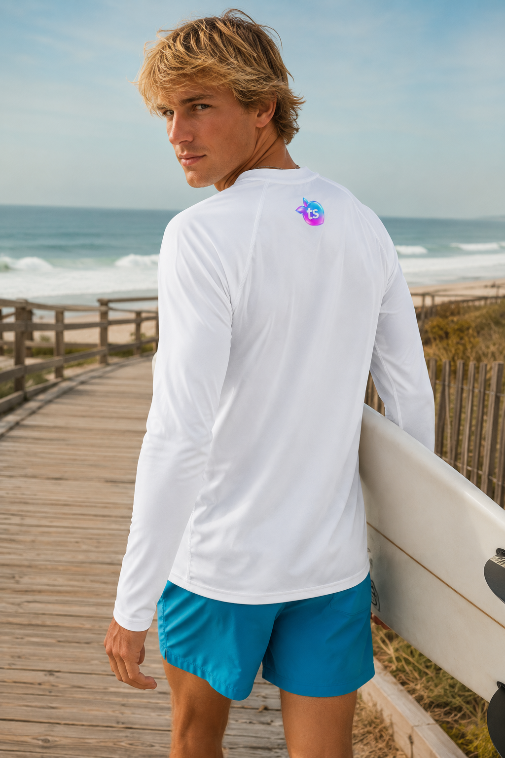 tsgabrielle® • For Him • Pride 26 • Rash Guard • White - View 3