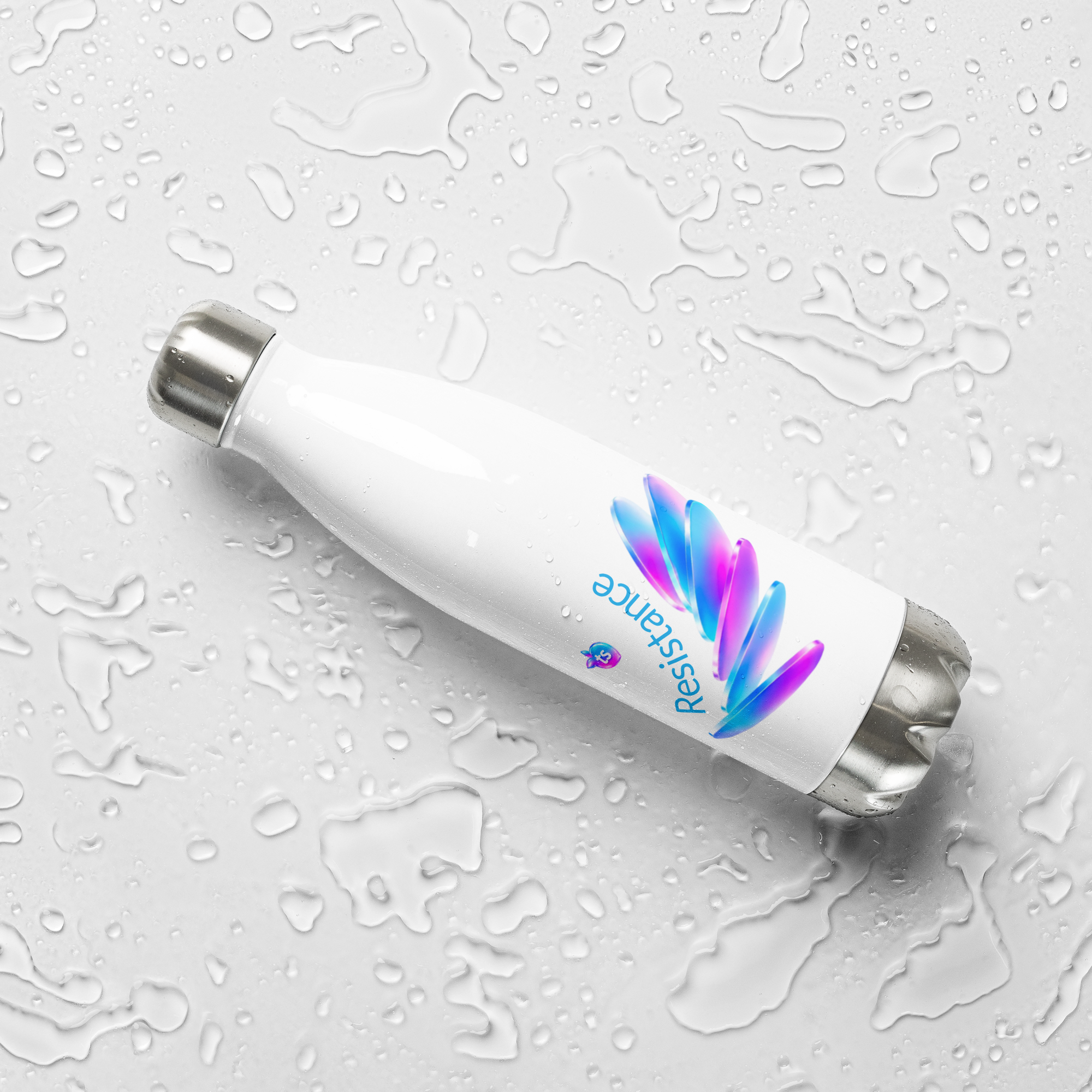 tsgabrielle® • Pride 26 • Water Bottle • White • Stainless Steel • 17 oz - View 7