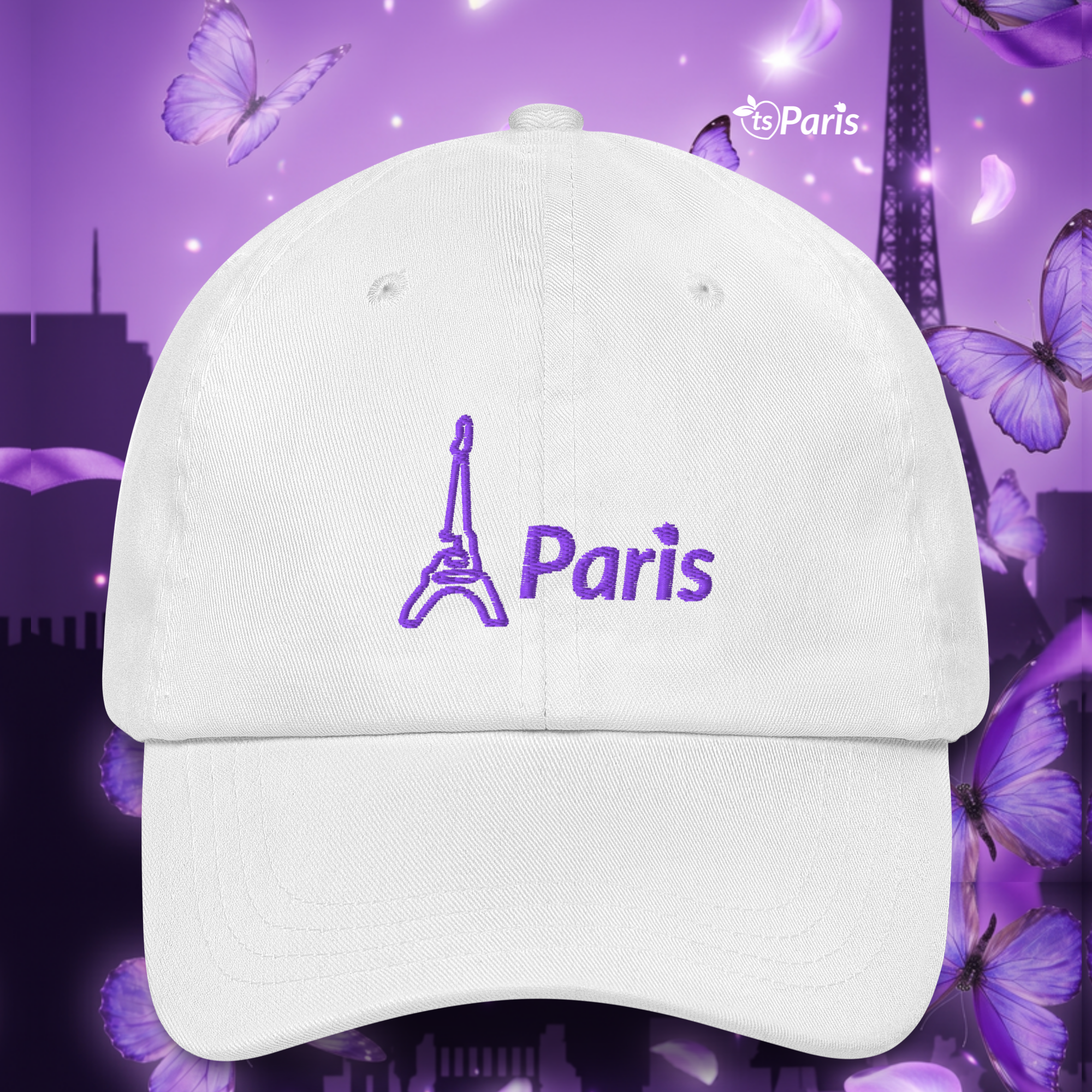 tsgabrielle® • Paris - La Tour Eiffel • Hat • White