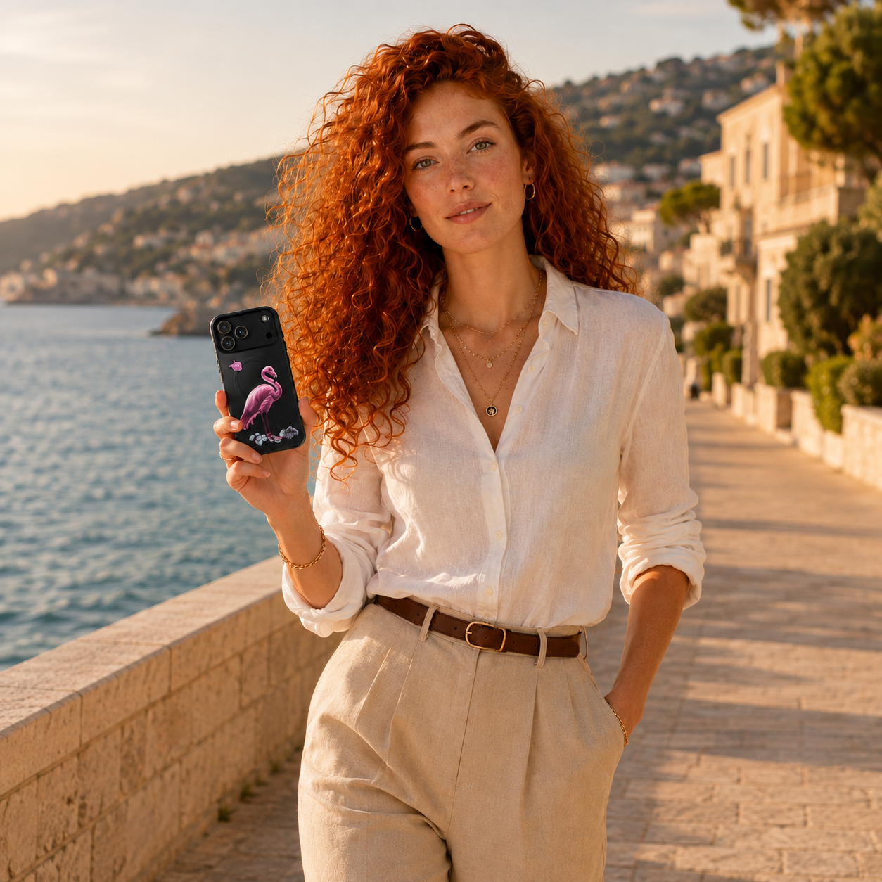 tsgabrielle® • Flamant Rose • Tough Case Compatible with iPhone® • MagSafe® • Latest Models - View 8