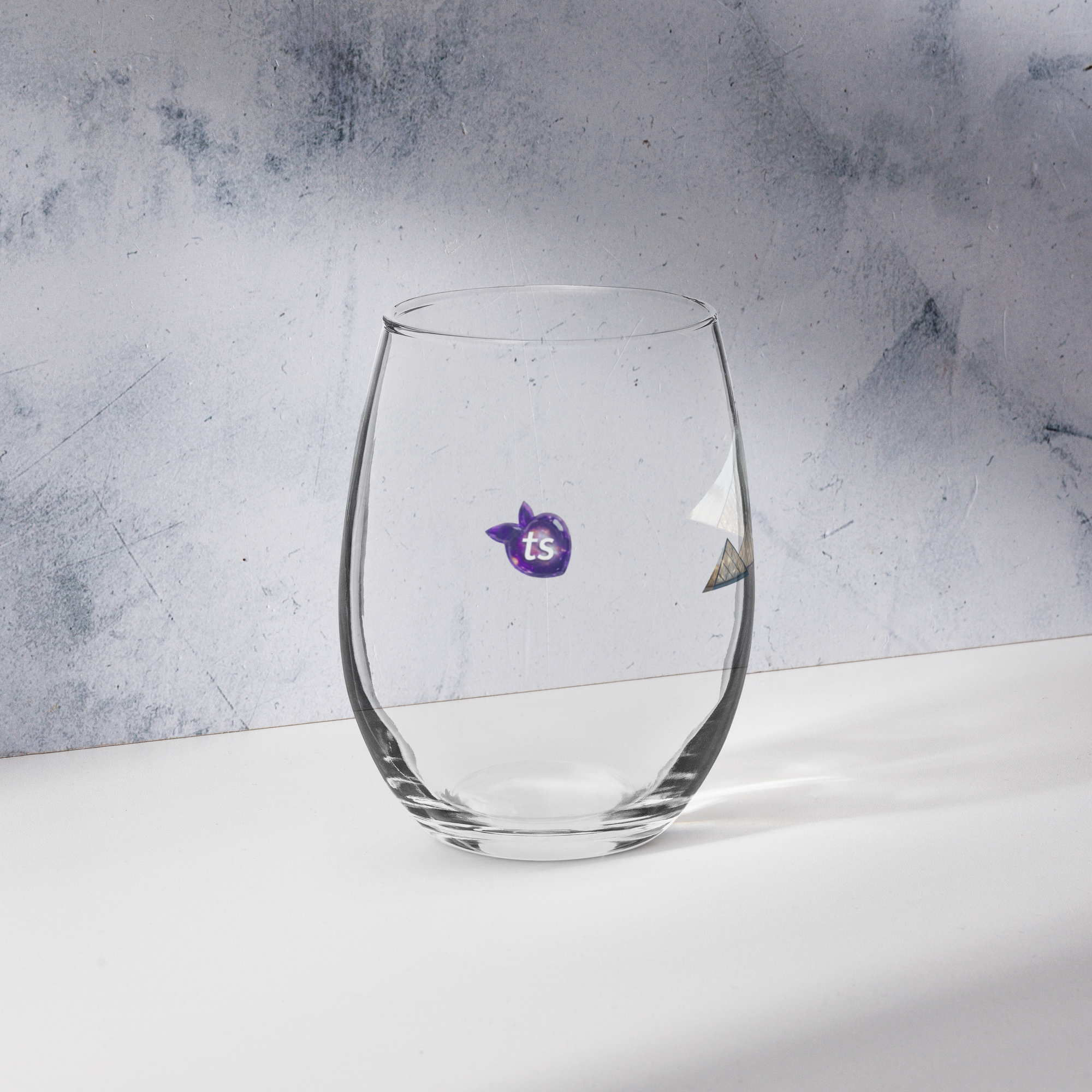 tsgabrielle® • Paris – The Louvre Pyramid • Stemless Wine Glass • 15 oz - View 14