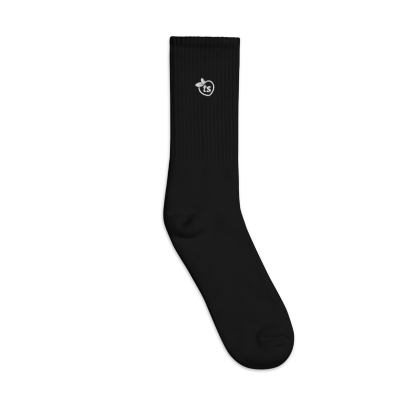 tsgabrielle® • For Him • Embroidered Socks • Black