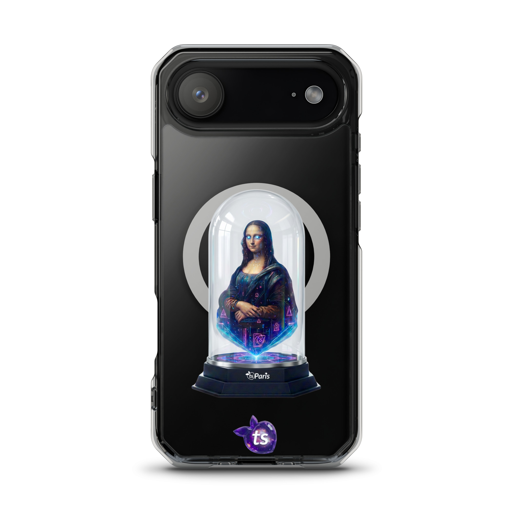 tsgabrielle® • Paris - Da Vinci • Case Compatible with iPhone® • Clear • MagSafe® • Latest Models