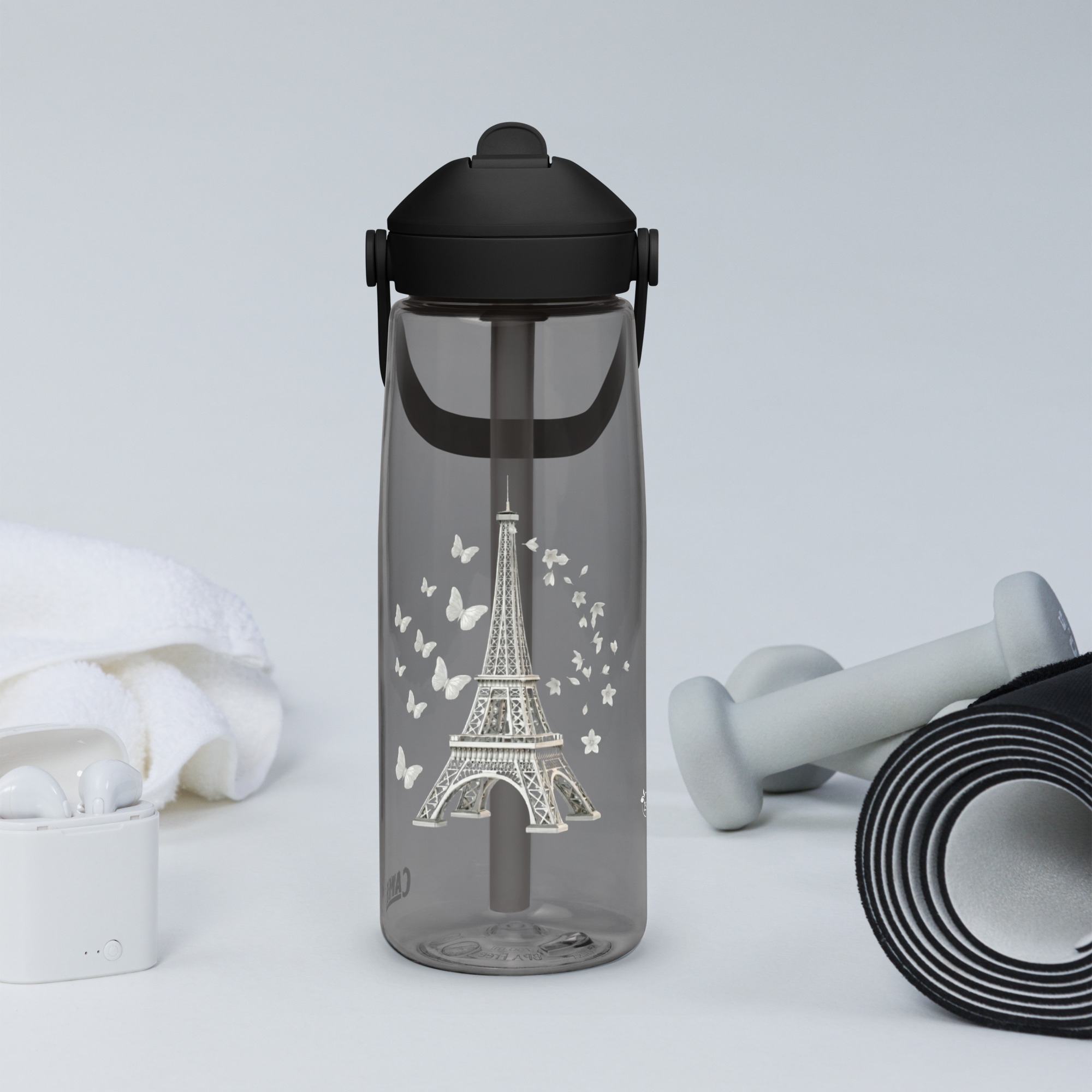 CamelBak® Eddy® by tsgabrielle® • Paris - La Tour Eiffel • Sports Water Bottle • Flip Straw • 3 Colors • 25 oz