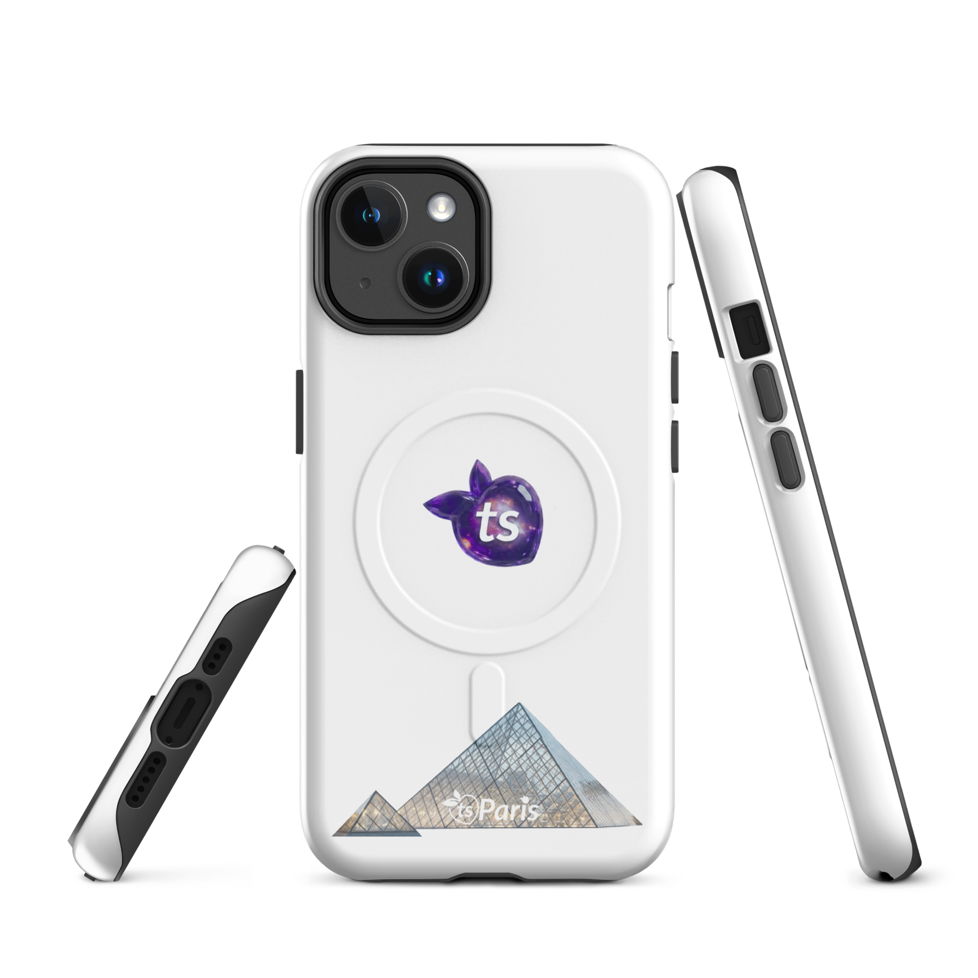 tsgabrielle® • Paris - The Louvre Pyramid • Tough Case • MagSafe® • Compatible with iPhone® • Latest Models - View 2