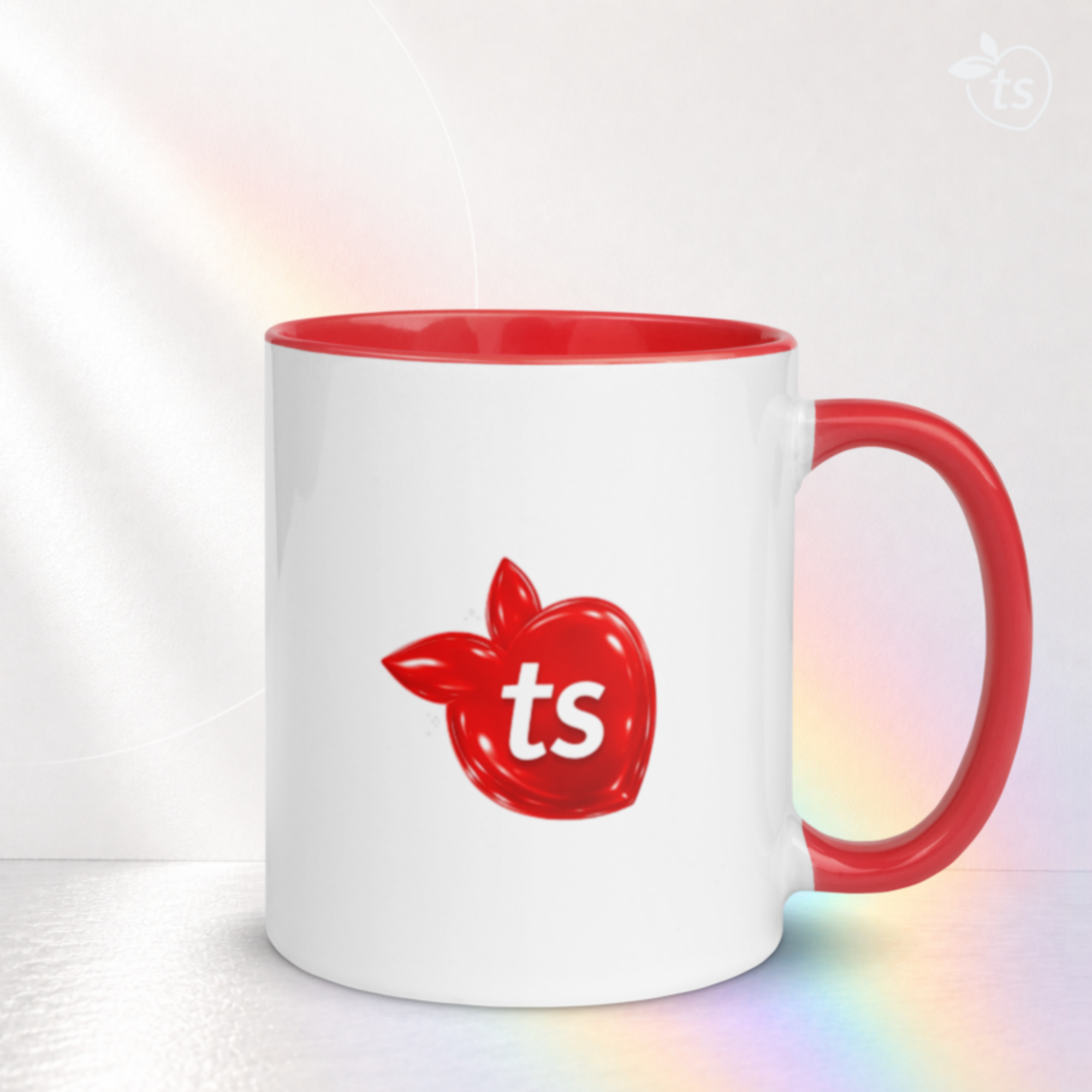 tsgabrielle® • Mug with Color Red Inside • Ceramic • 2 Sizes
