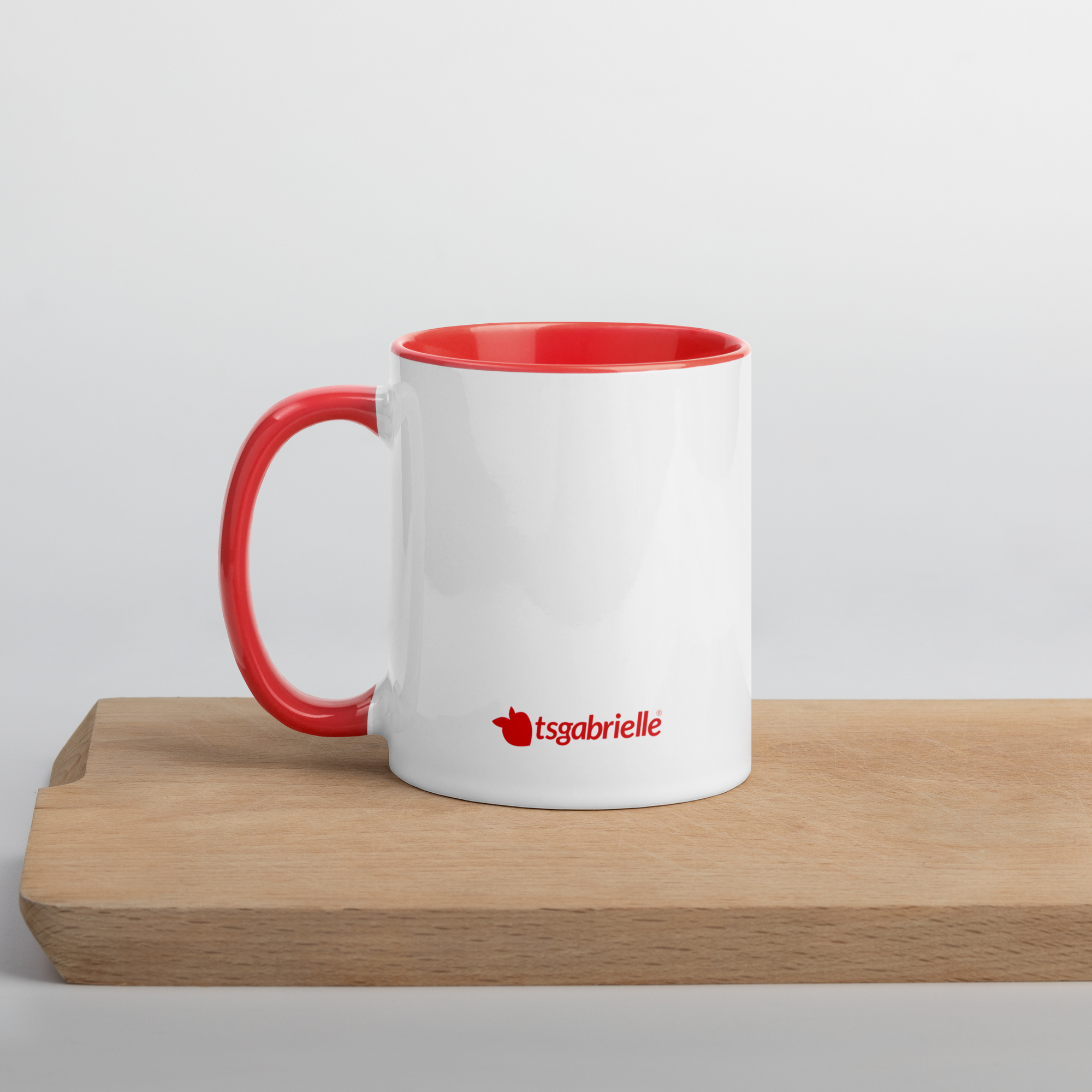 tsgabrielle® • Mug with Color Red Inside • Ceramic • 2 Sizes - View 4