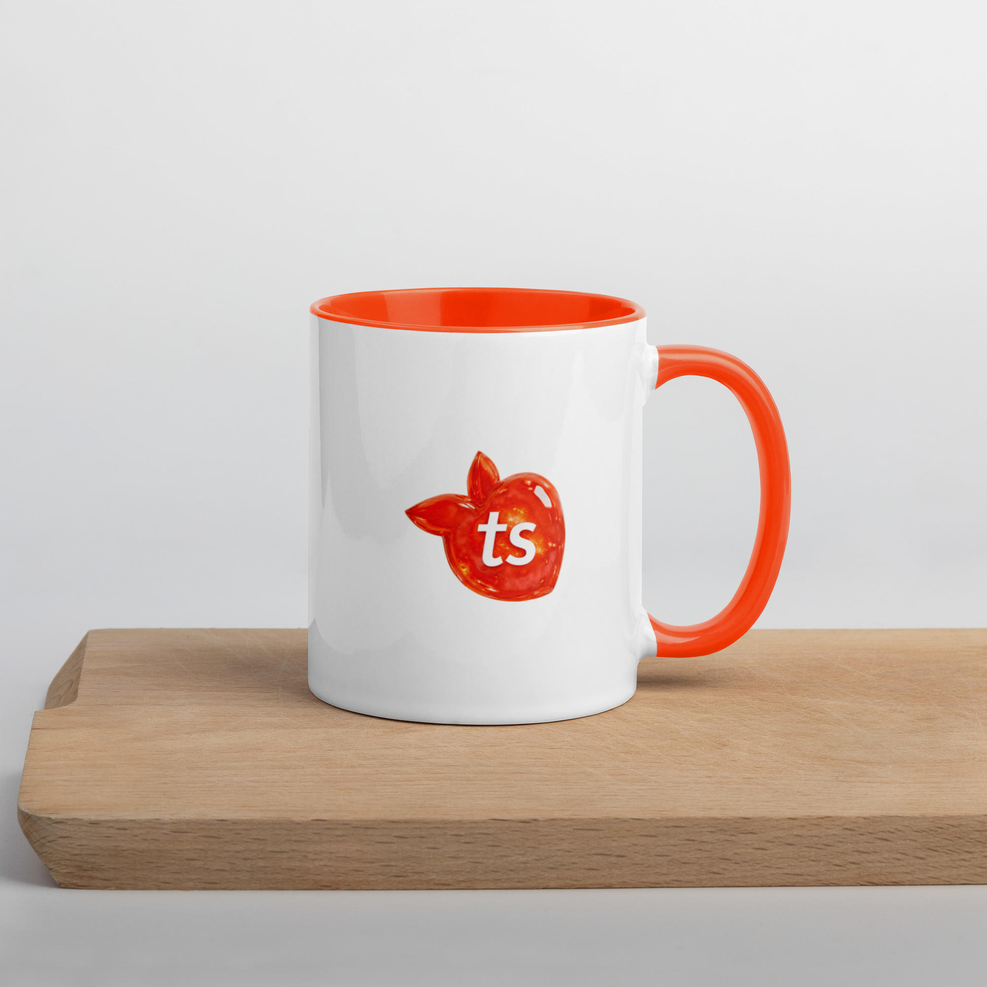 tsgabrielle® • Mug with Color Orange Inside • Ceramic • 11 oz - View 8