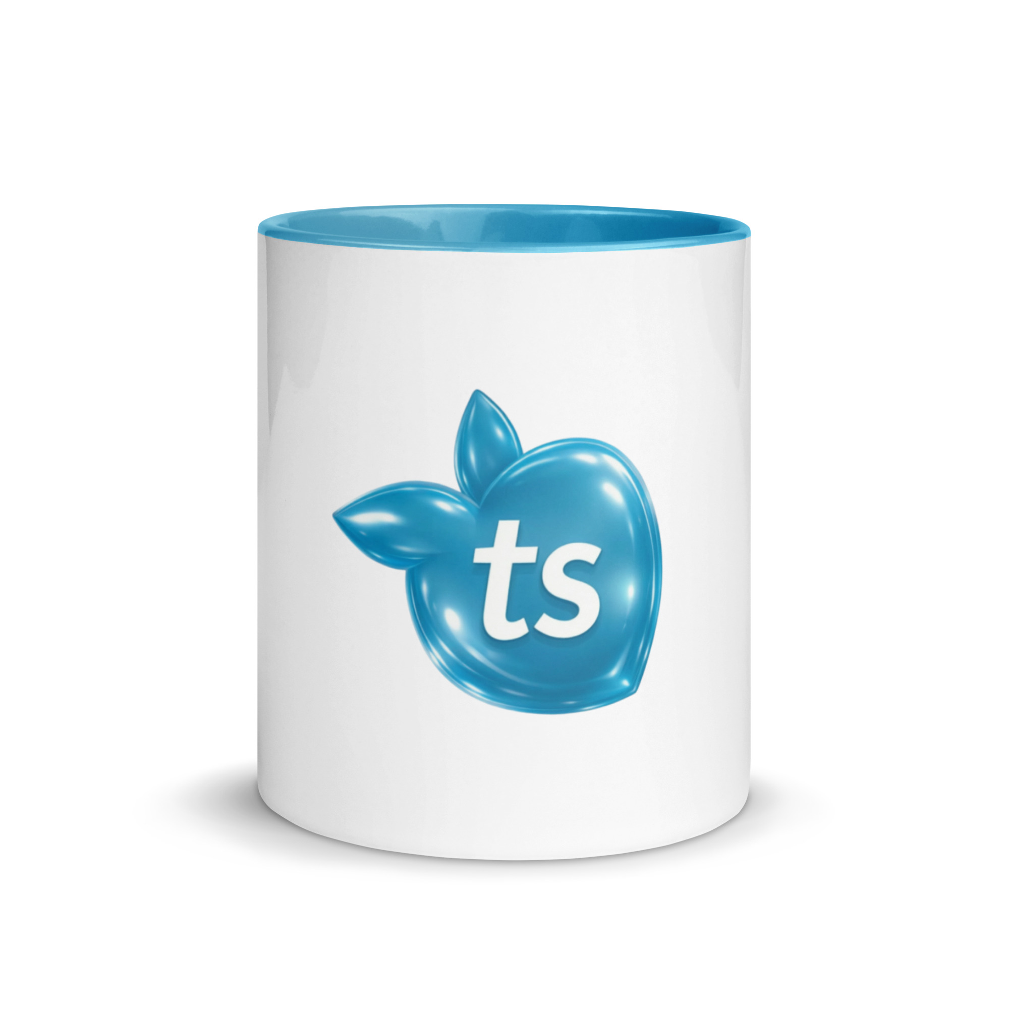 tsgabrielle® • Mug with Color Light Blue Inside • Ceramic • 2 Sizes