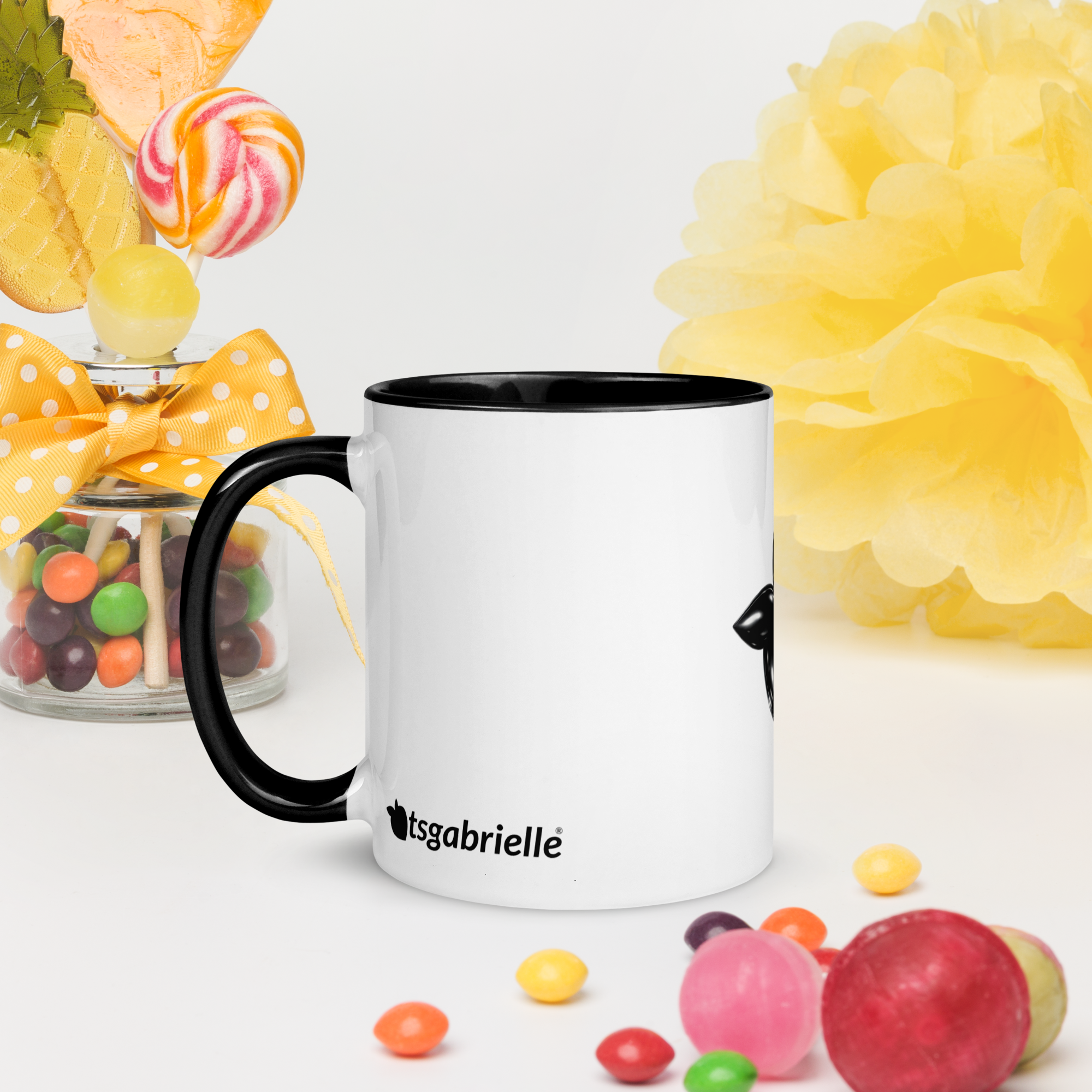 tsgabrielle® • Mug with Color Black Inside • Ceramic • 2 Sizes - View 15