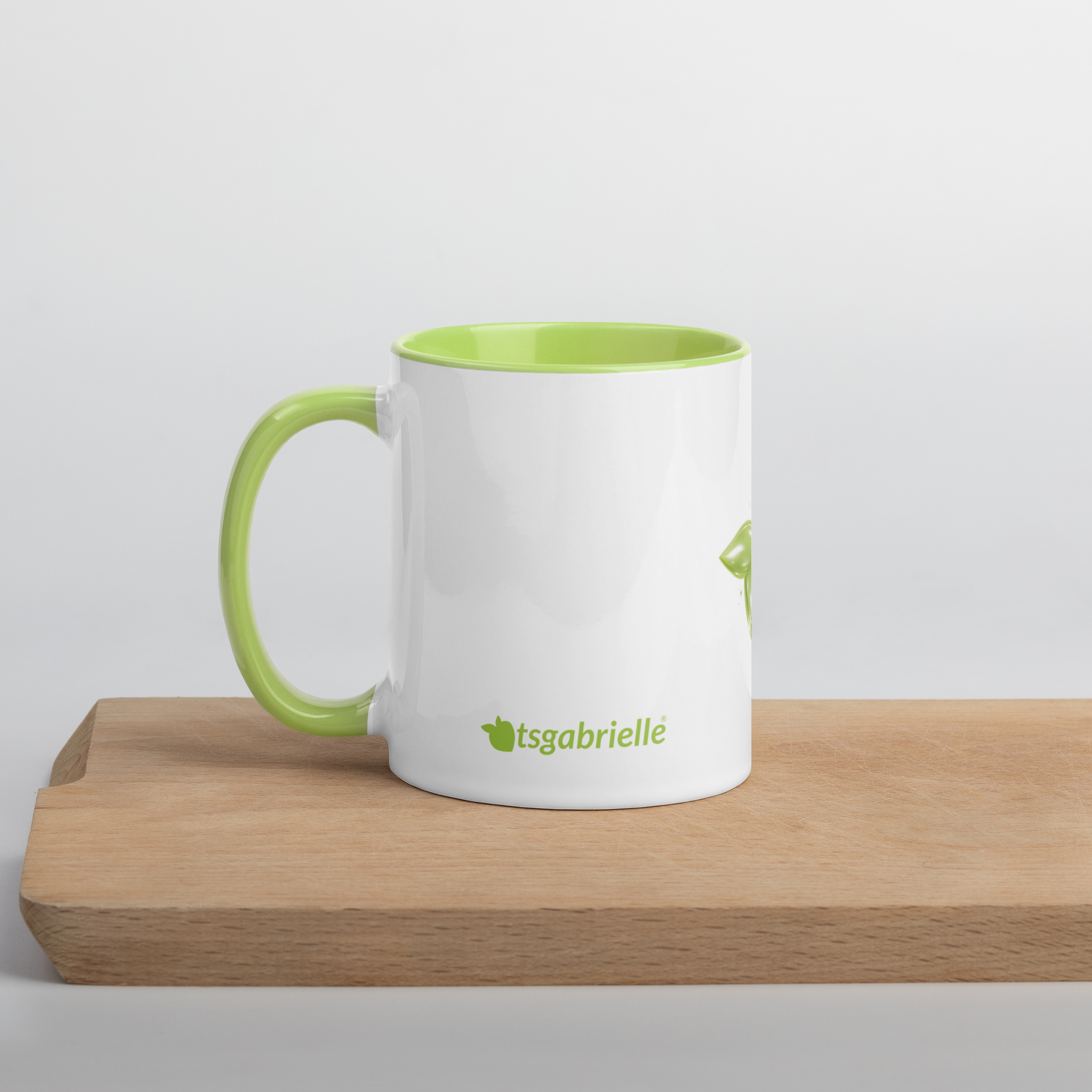 tsgabrielle® • Mug with Color Lime Inside • Ceramic • 11 oz - View 6